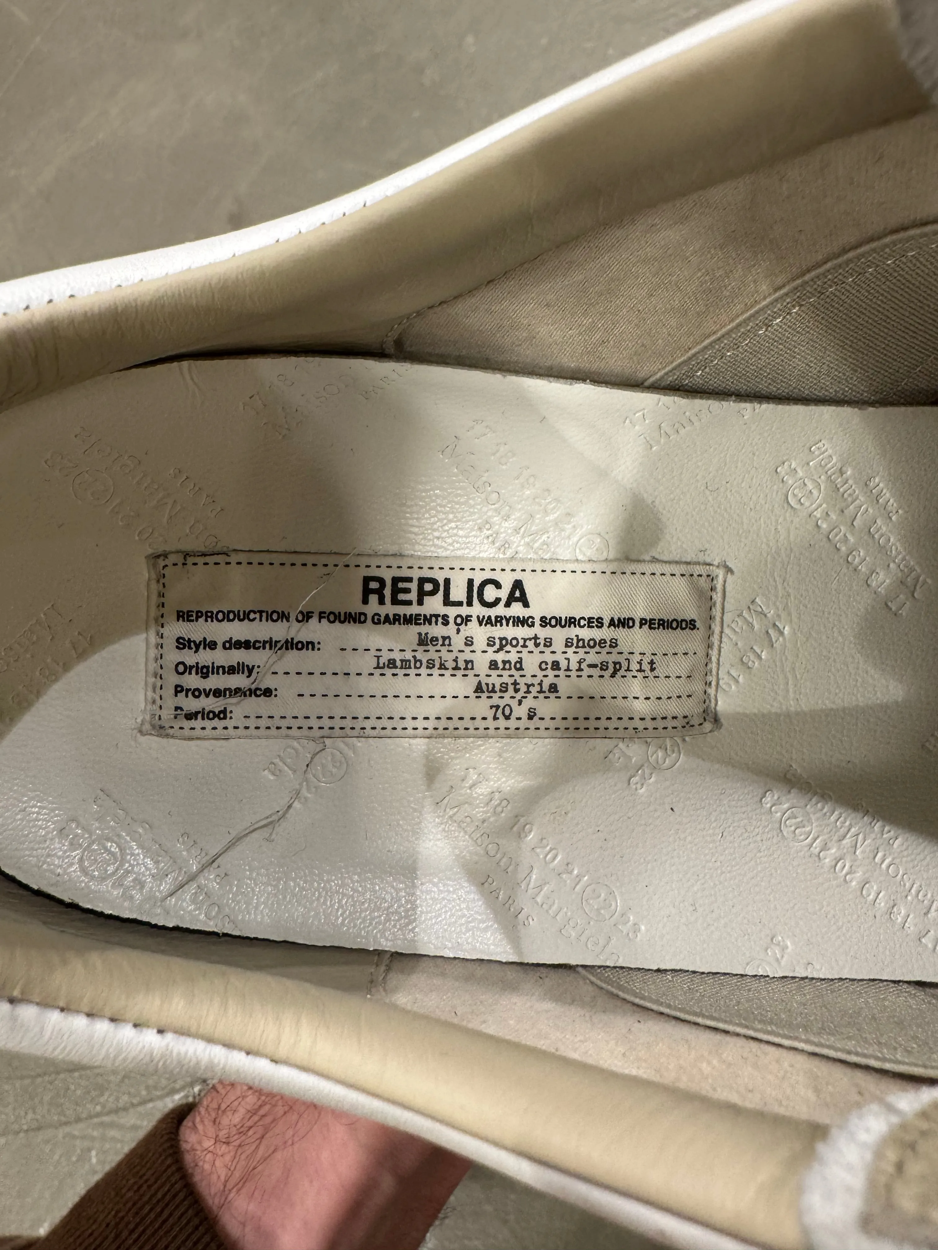2020s Maison Margiela replica gats sneakers