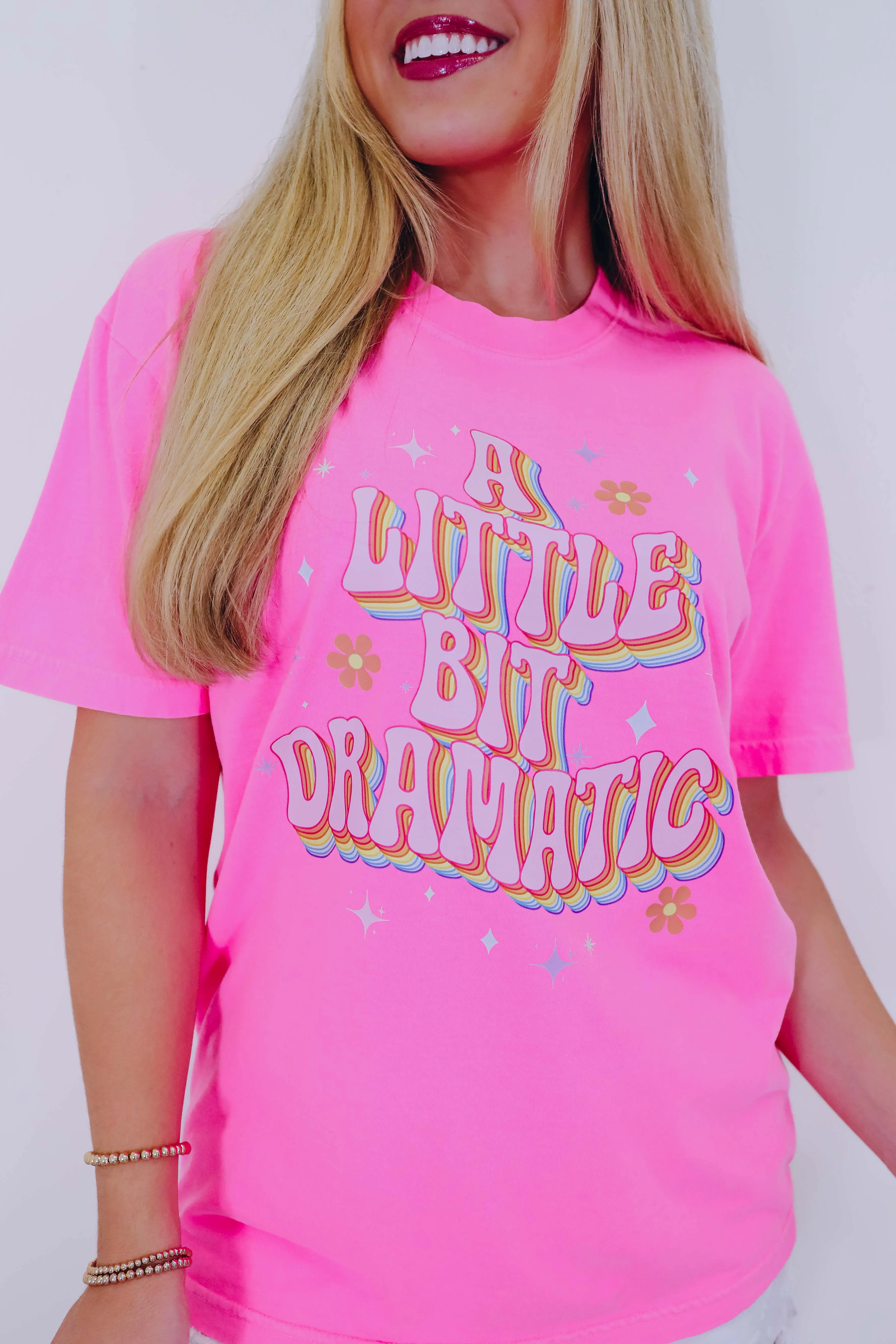 A Little Bit Dramatic Comfort Colors Graphic Tee S-2X
