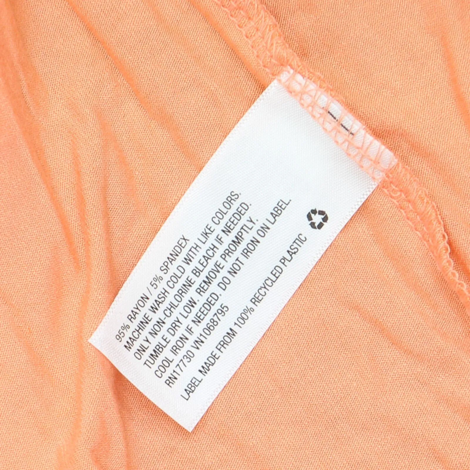 A New Day Women's Stretch Tank Top 81246069 Peach Orange XS
