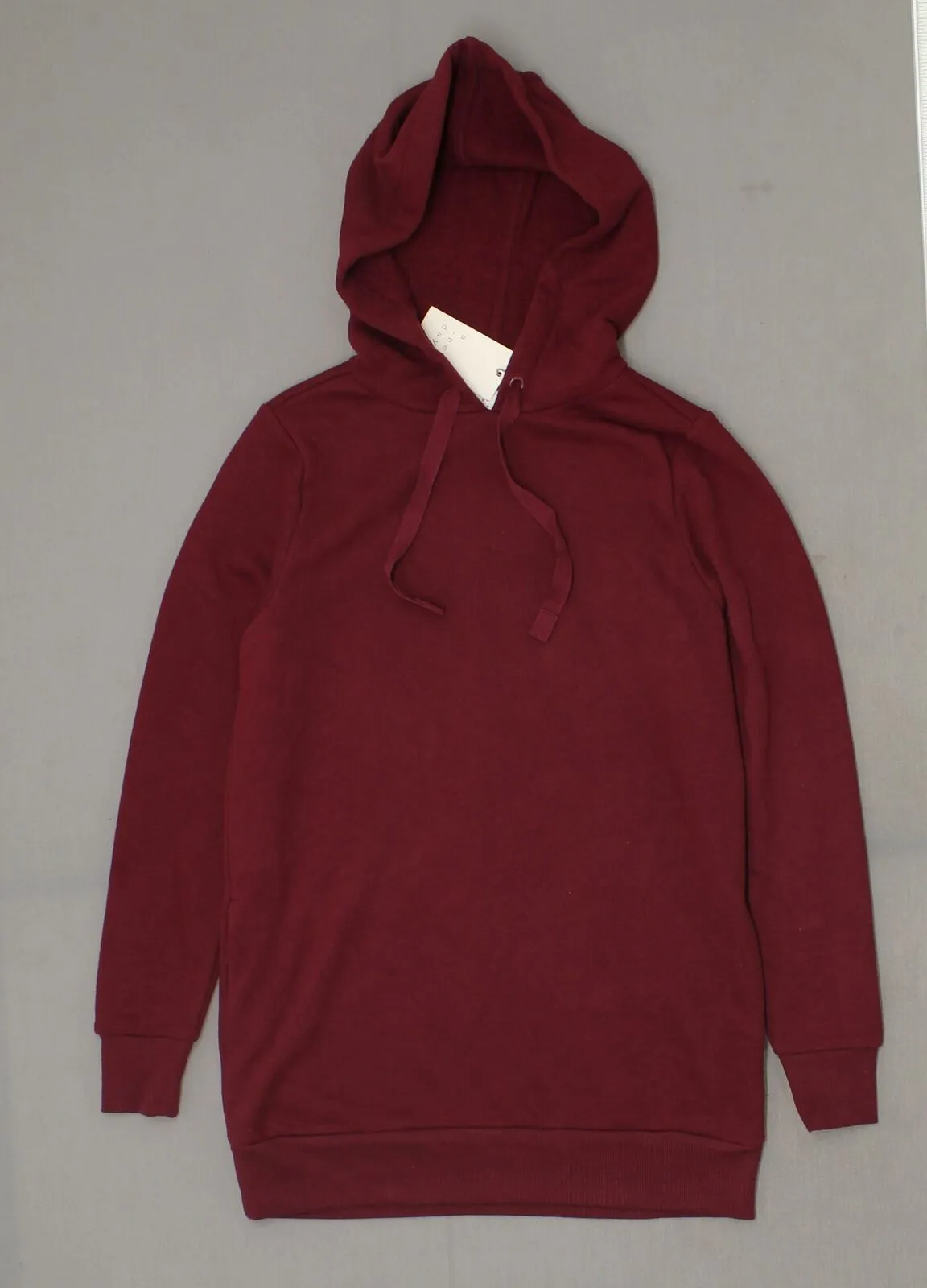 A New Day Women's Tunic Hoodie Hooded Sueded Sweatshirt