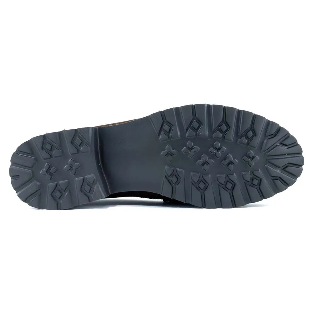 Alan Payne Wharton Black Suede Bit Loafers