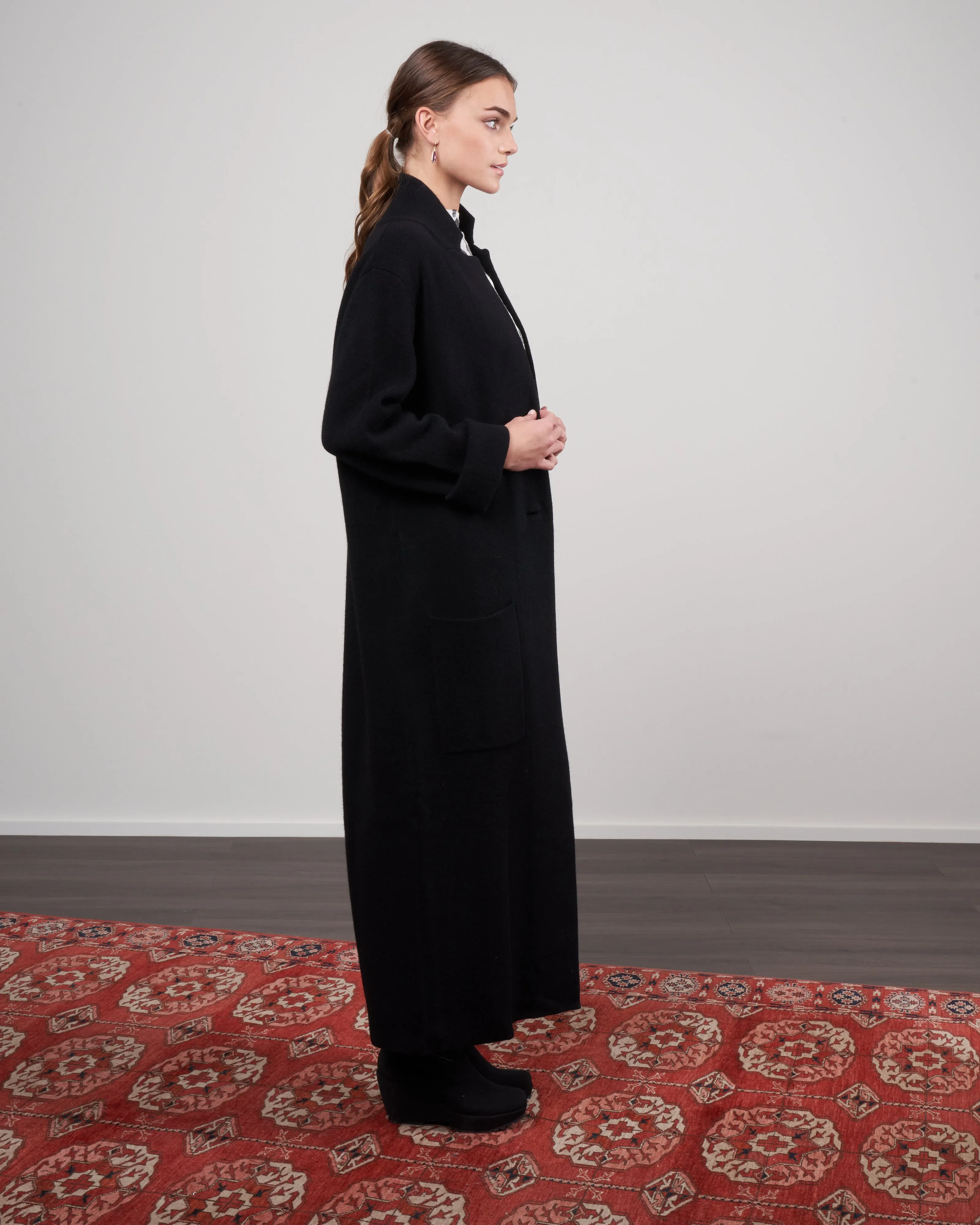 amie coat - black