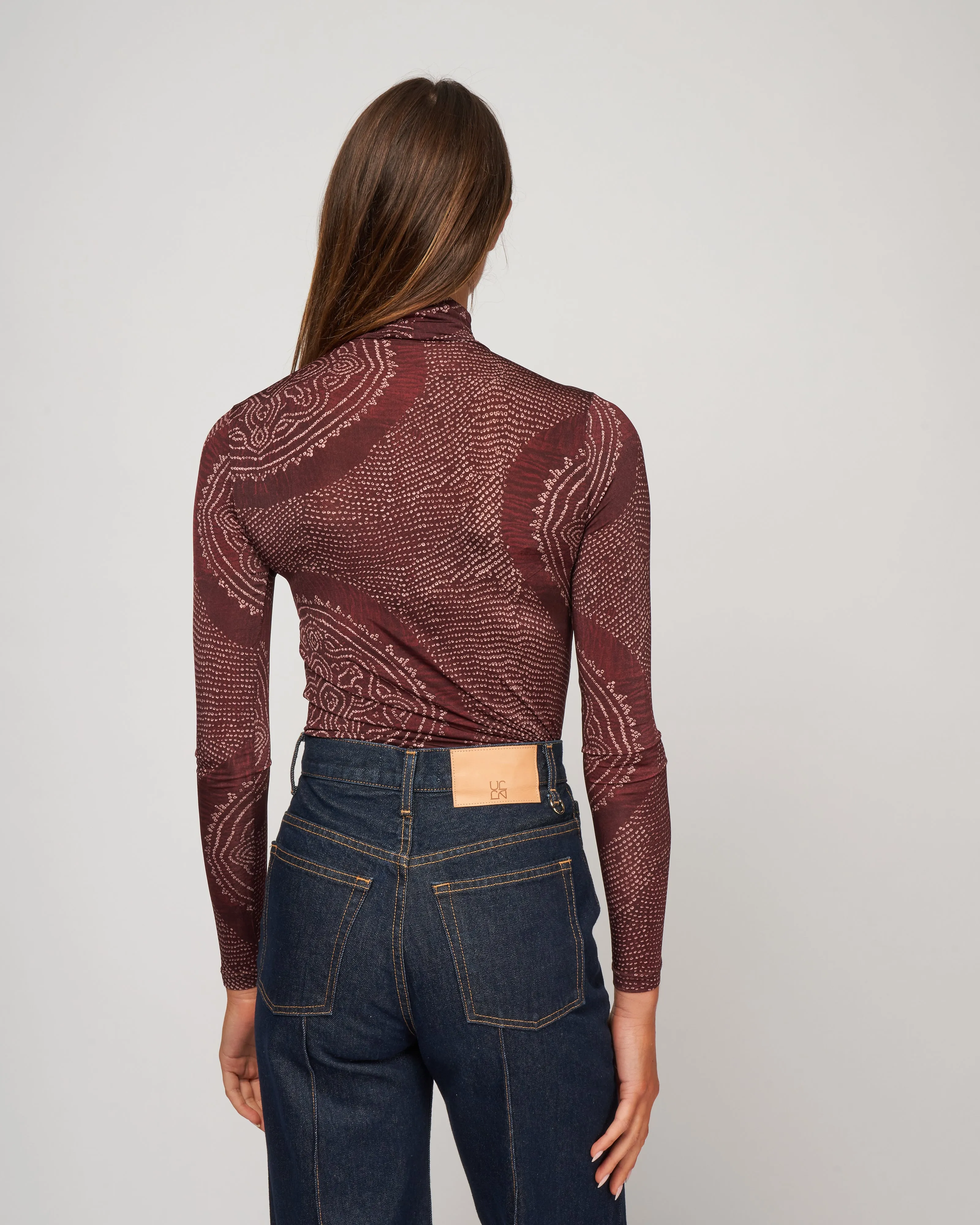 aurelia turtleneck - garnet