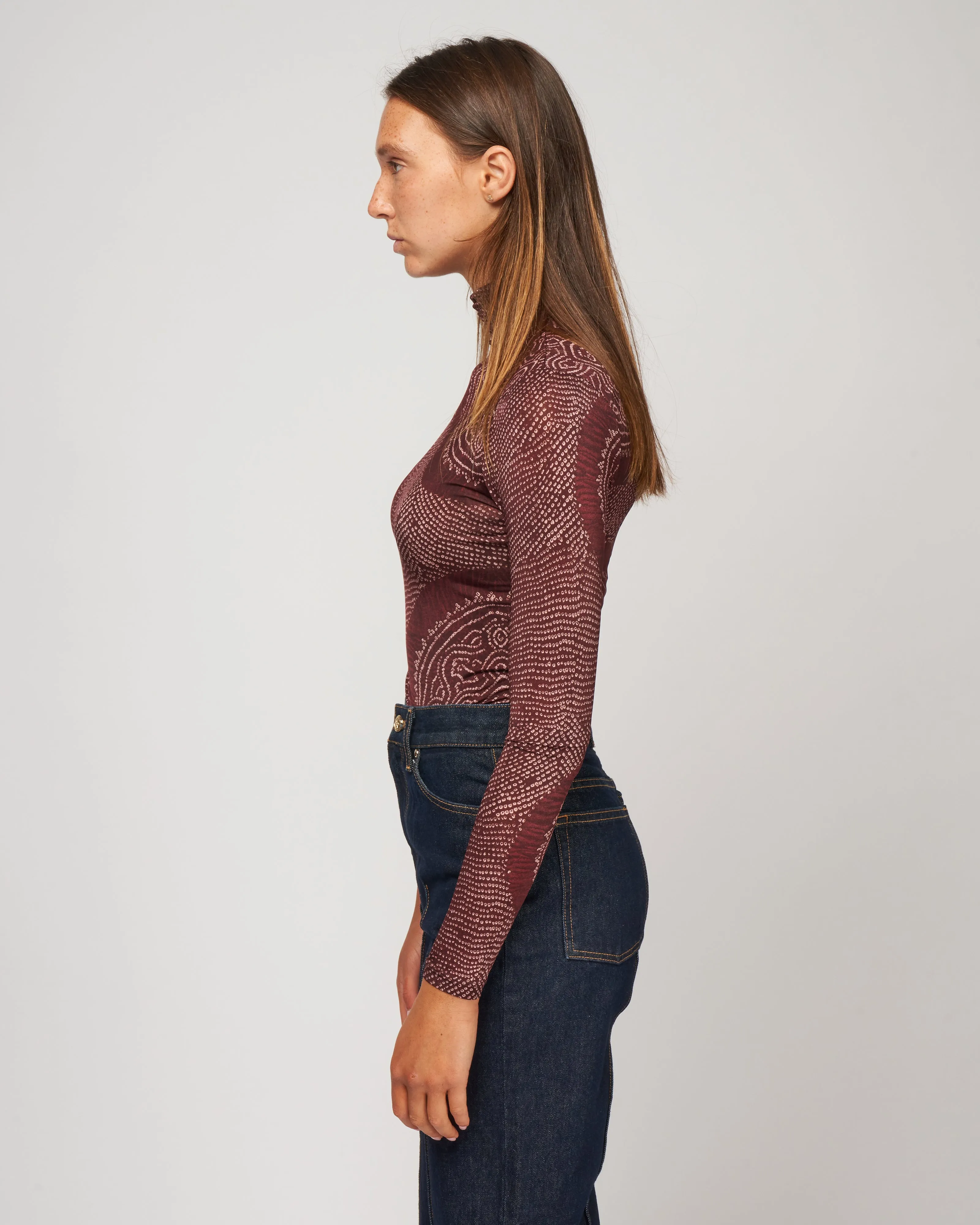 aurelia turtleneck - garnet