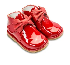 AW24 Borboleta Red Patent Leather Sharon Boots
