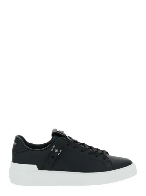B-Court B-Buzz' Black Low Sneakers With Diamond Motif