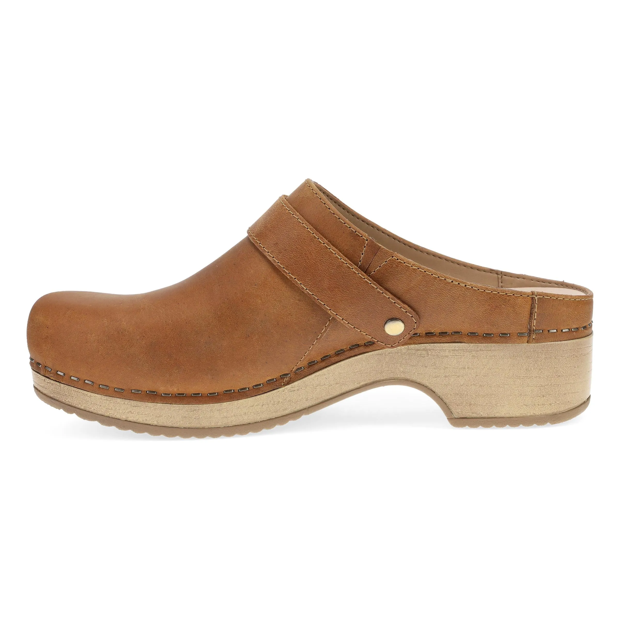 Baylor - Tan Oiled Pull Up Mule - 9440-371600