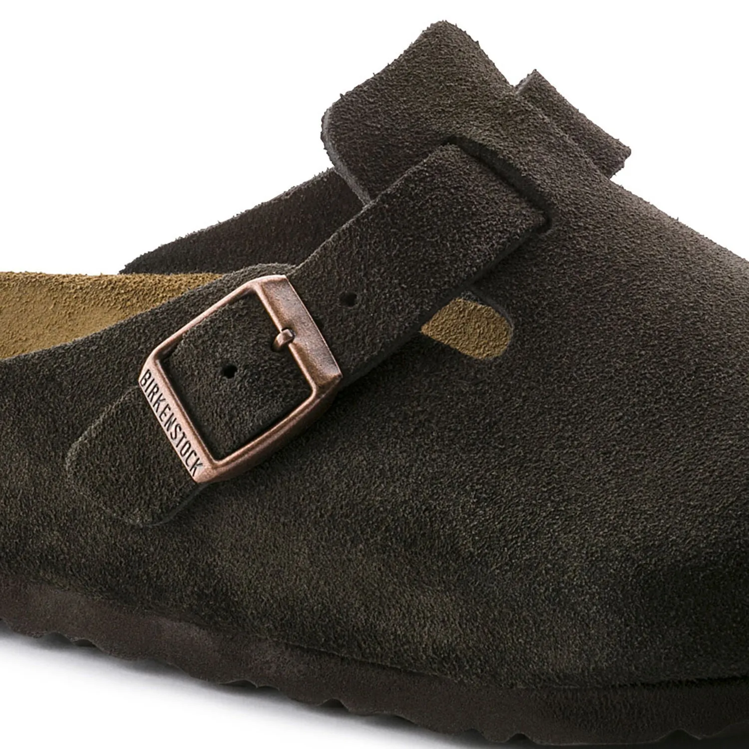 Boston Soft - Mocha Suede||Boston assise plantaire souple - Suède moka