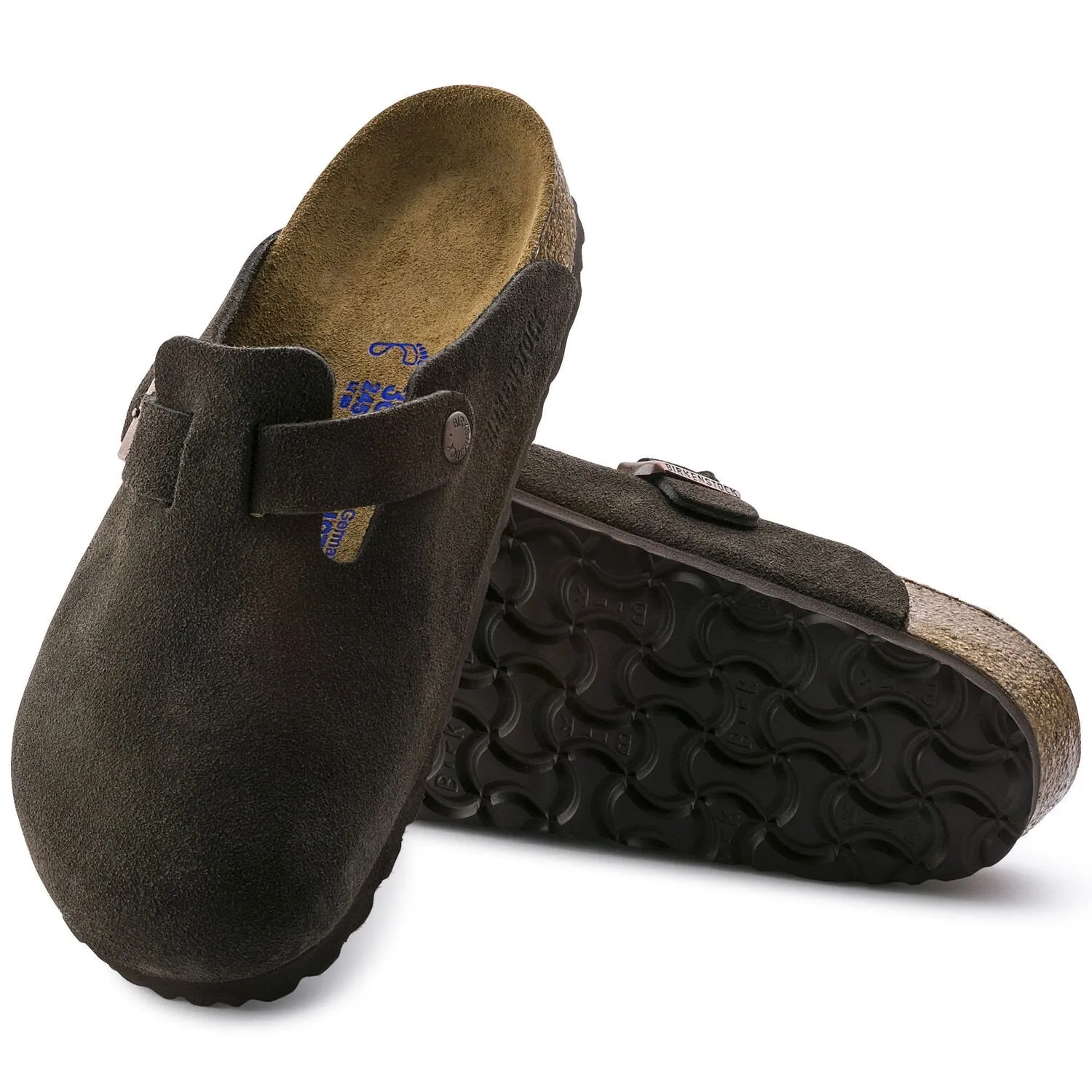 Boston Soft - Mocha Suede||Boston assise plantaire souple - Suède moka