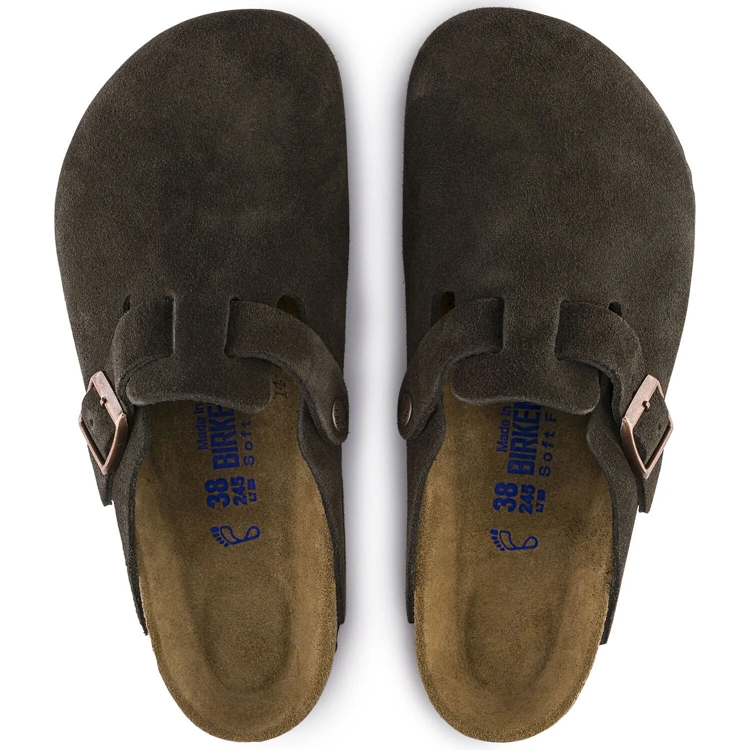 Boston Soft - Mocha Suede||Boston assise plantaire souple - Suède moka