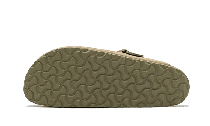 Boston Suede Leather Faded Khaki