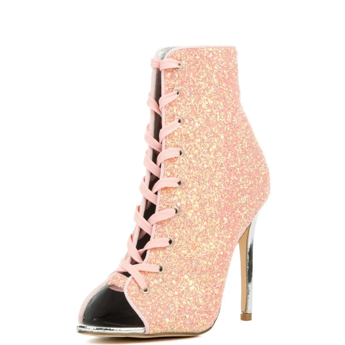 Cape Robbin Olga-99 Pink Bootie Pink
