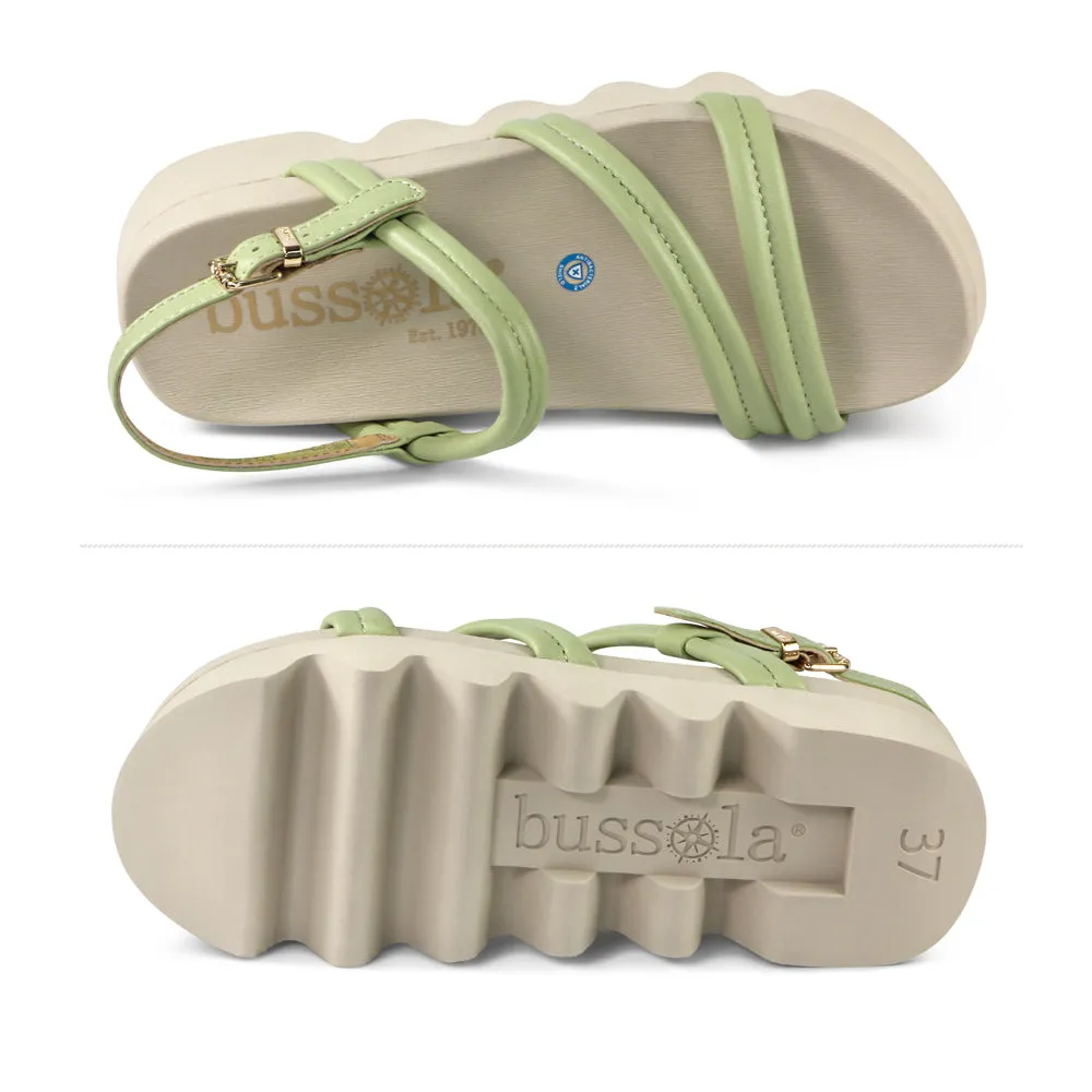 Capri Strappy Sandals (Sage)