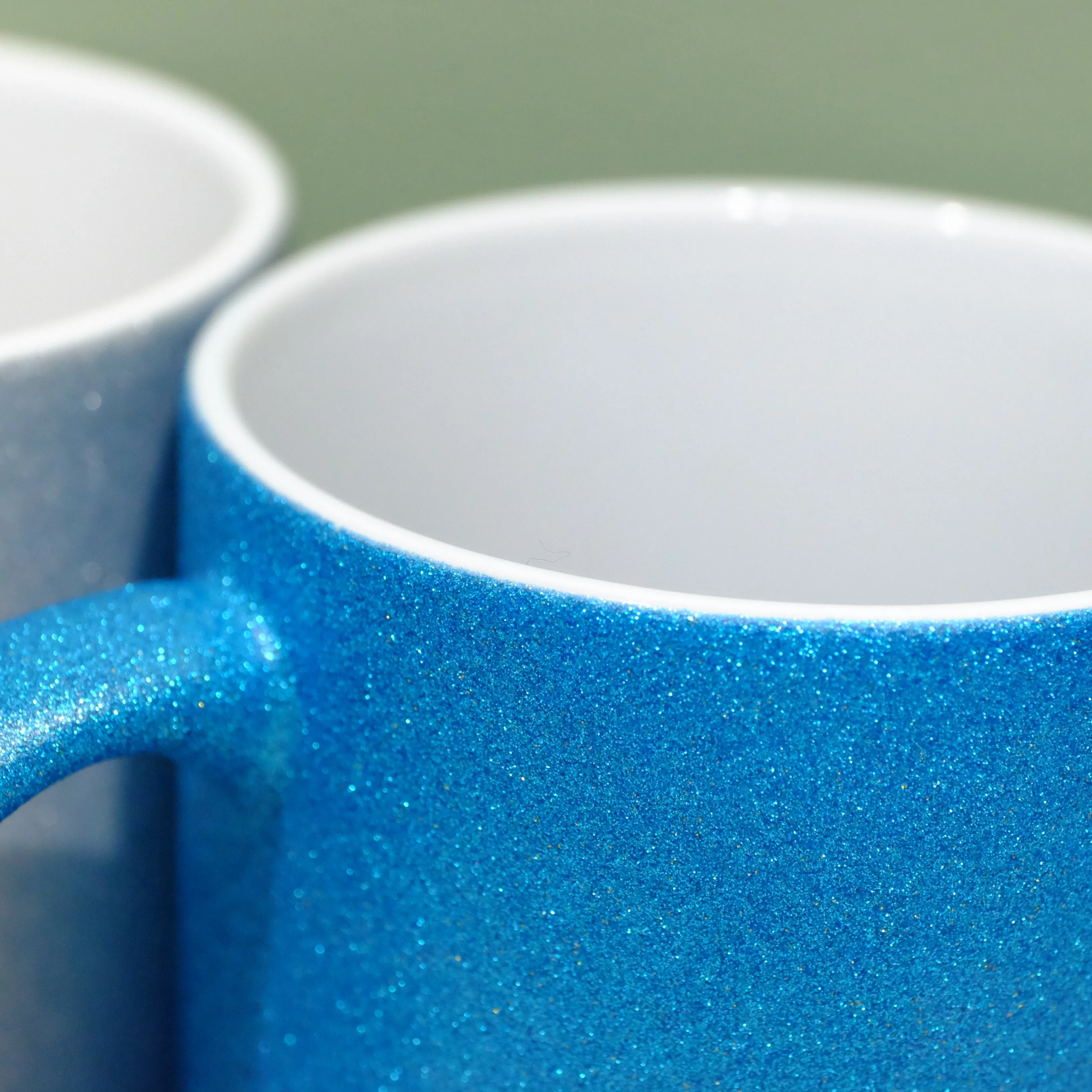 Ceramic Glitter mug 325ml - Choice of sparkly designs