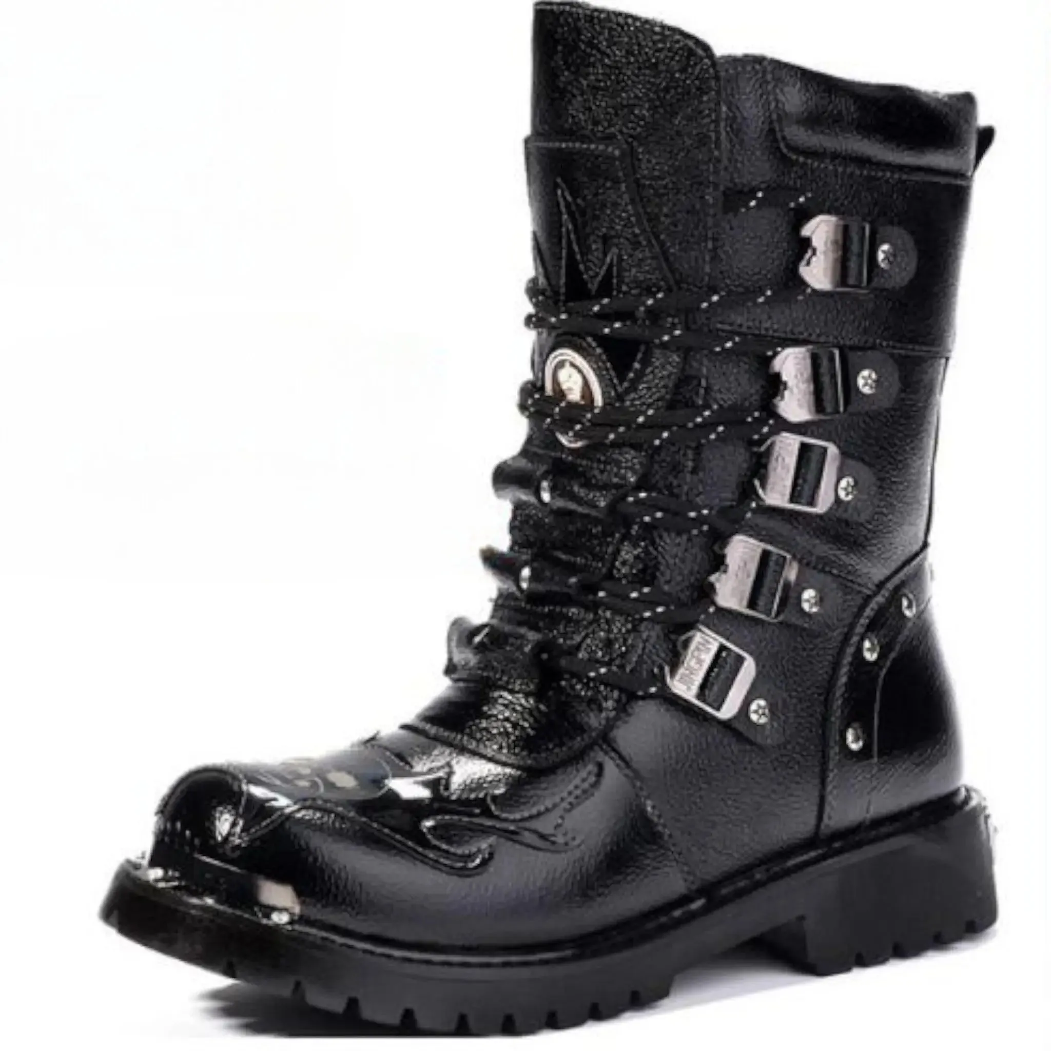 Chaussure rangers femme