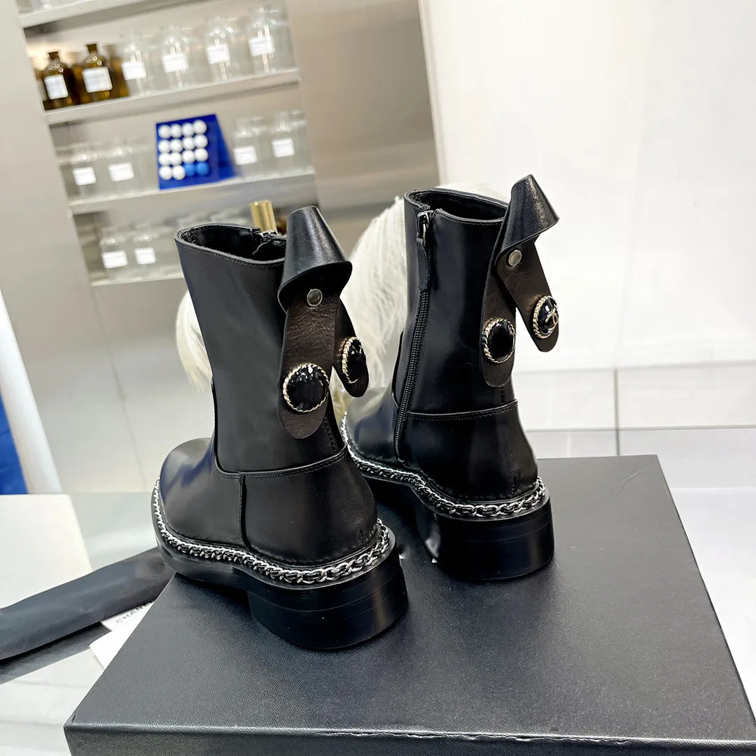 chian cow leather high boots & ankle boots women high quality 2022 new