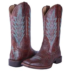 CL66030-6-Cognac Cowboy Boots Ladies All Round "Dakota"