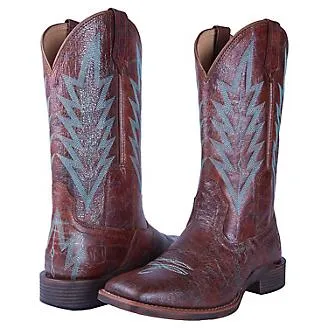 CL66030-6-Cognac Cowboy Boots Ladies All Round "Dakota"
