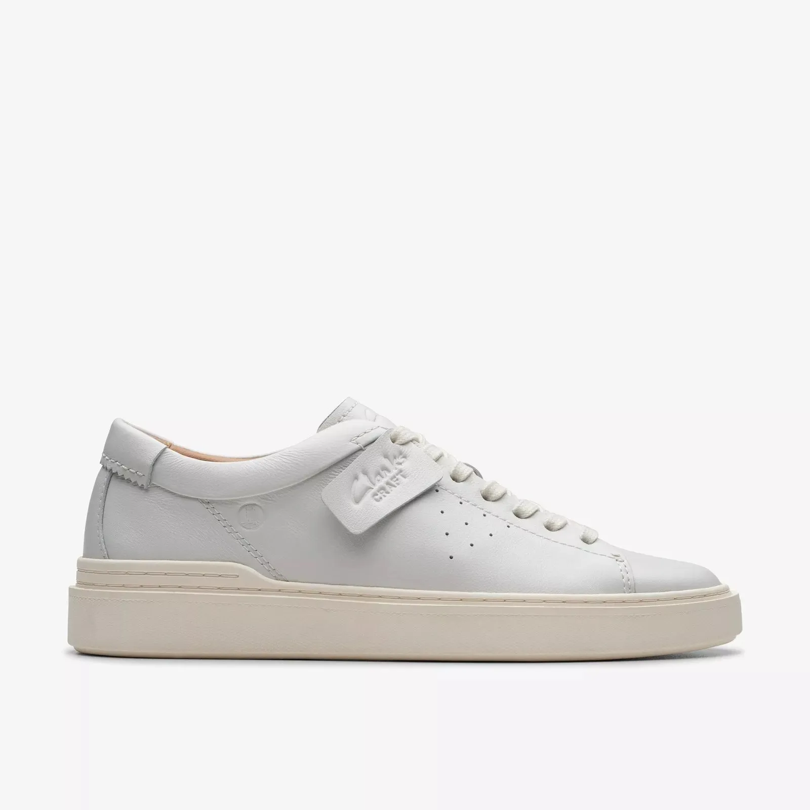 Clarks Men's Craft Swift White Leather 26176134