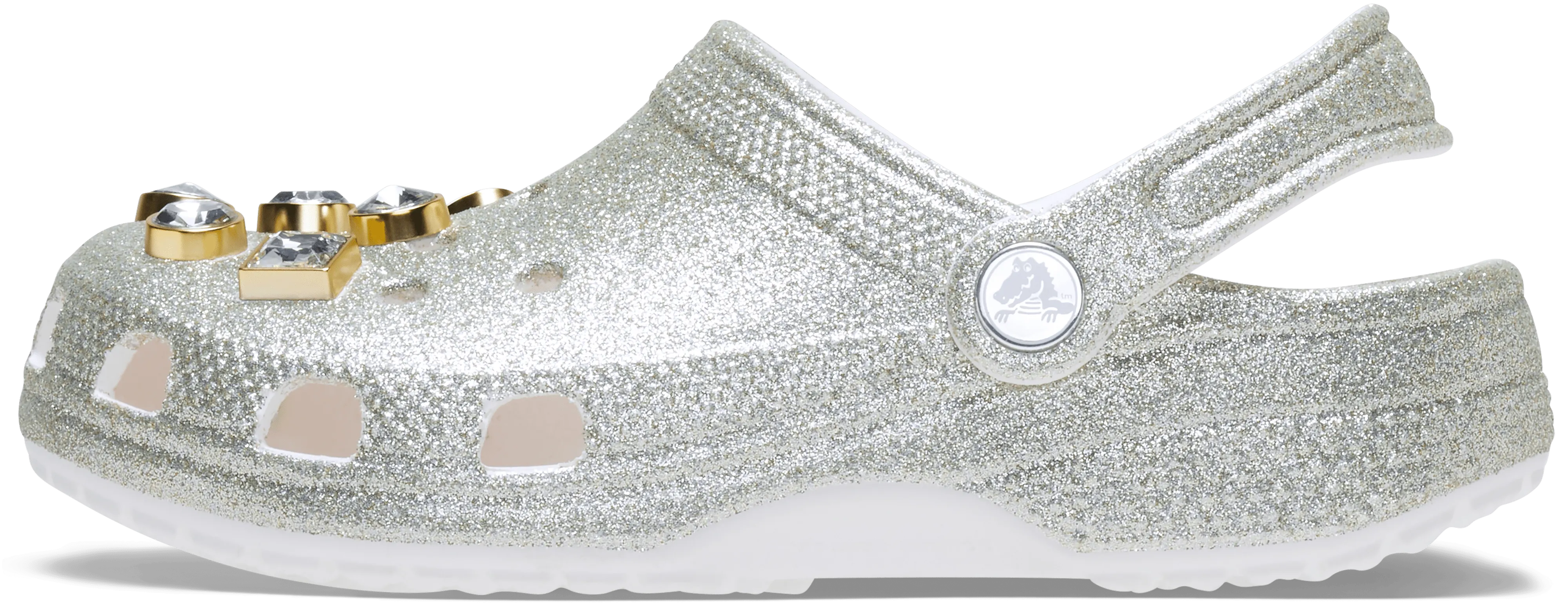 Classic Glitter Embellishedellished Clog Kids (Age 5 )