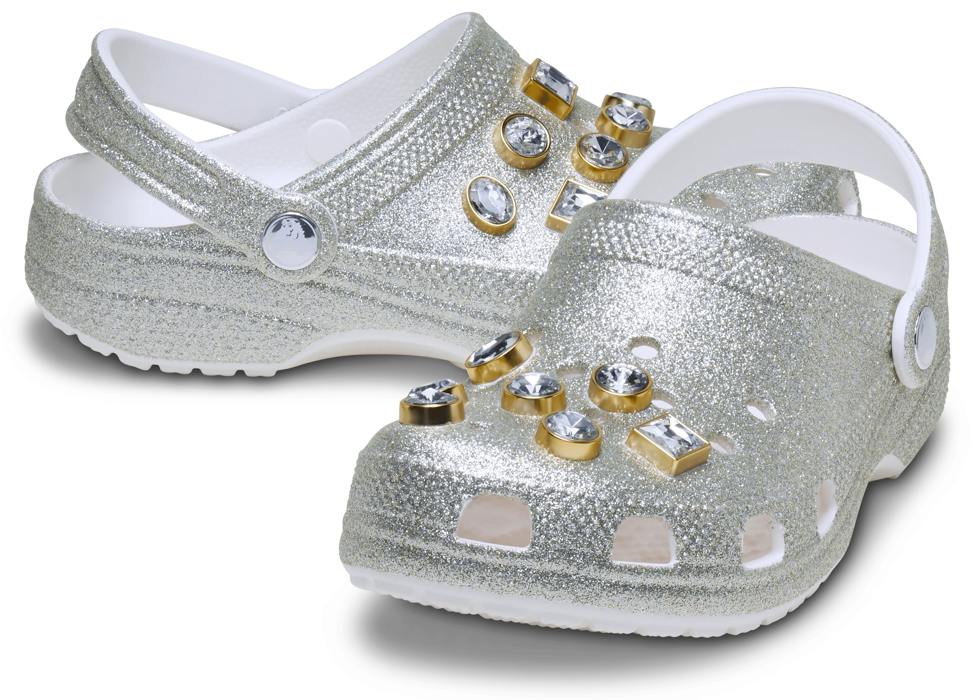 Classic Glitter Embellishedellished Clog Kids (Age 5 )