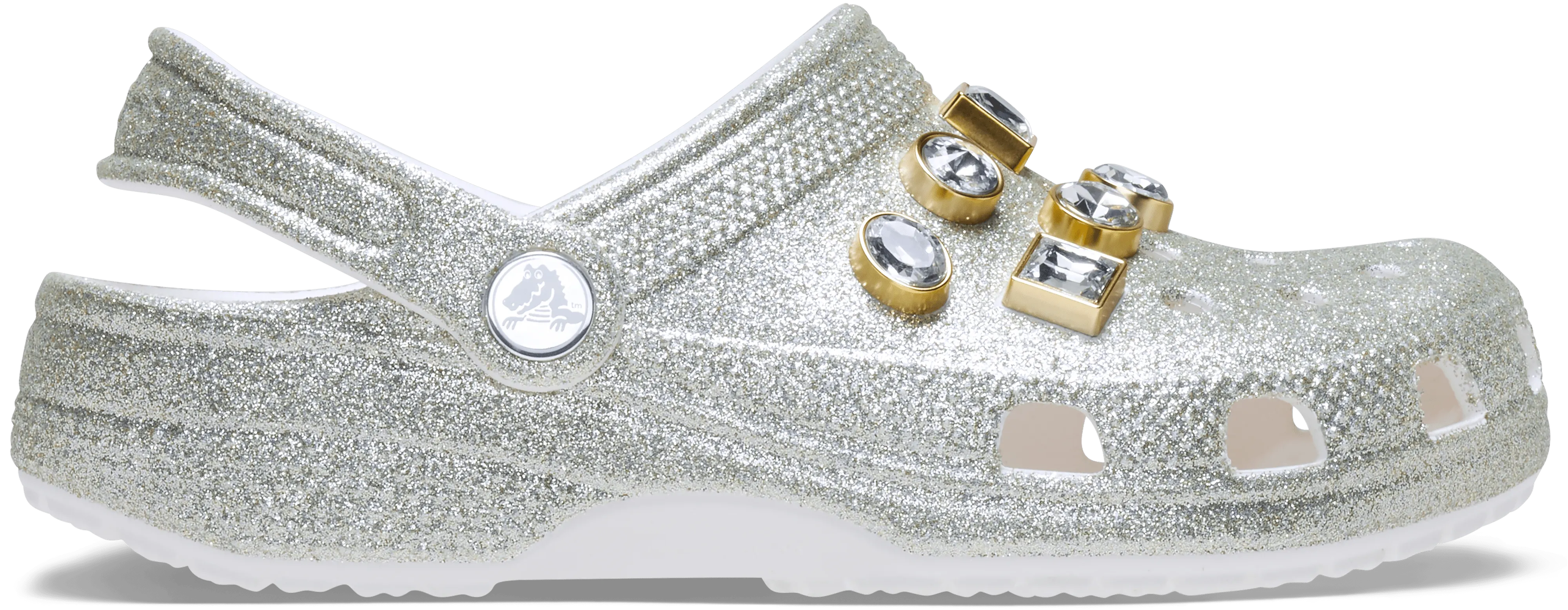 Classic Glitter Embellishedellished Clog Kids (Age 5 )