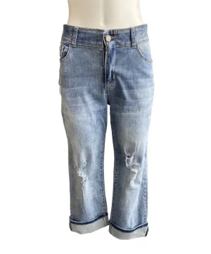 CLEARANCE- Omg Zoey-Zip Boyfriend Capri Jean