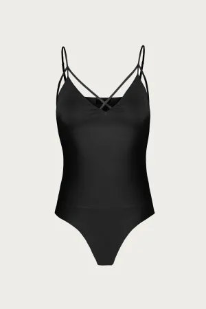 COLE CUTOUT STRETCH-JERSEY BODYSUIT