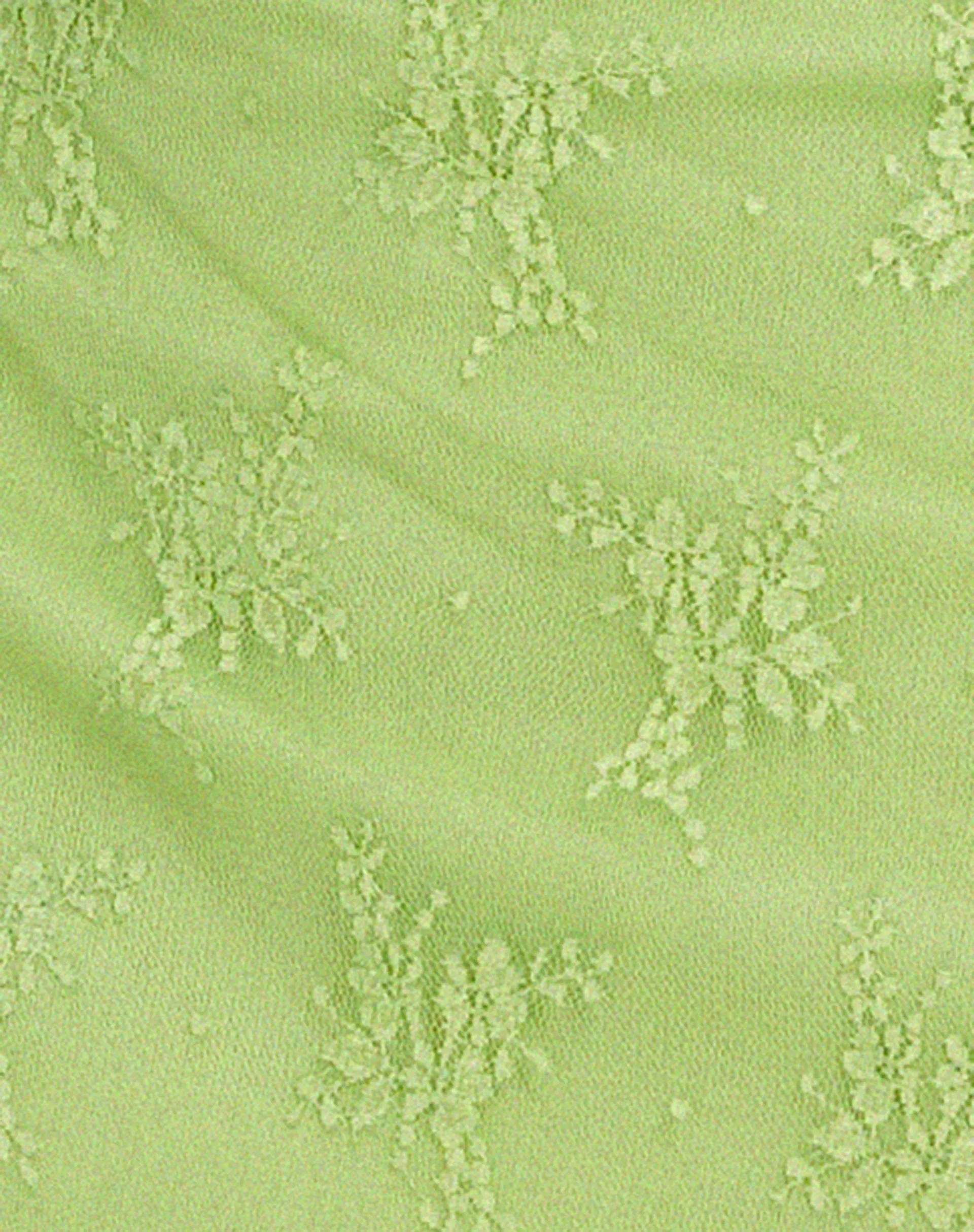 Coline Mini Dress in Lace Lime