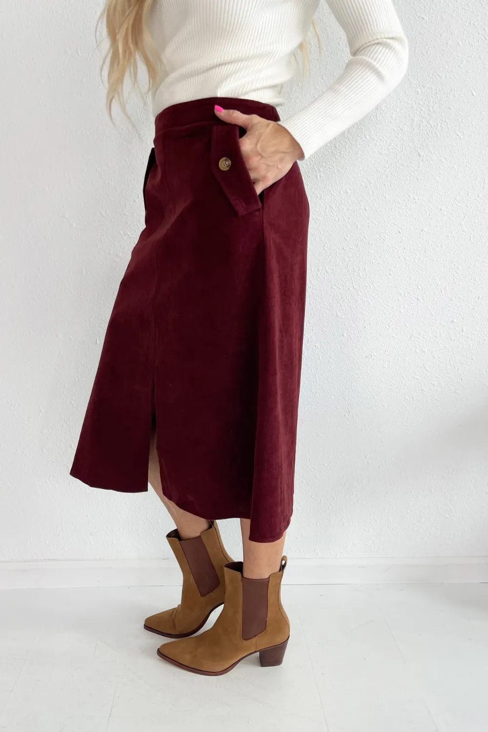 Corduroy Skirt