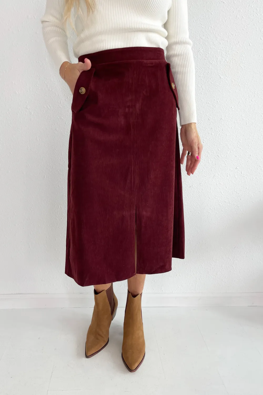 Corduroy Skirt