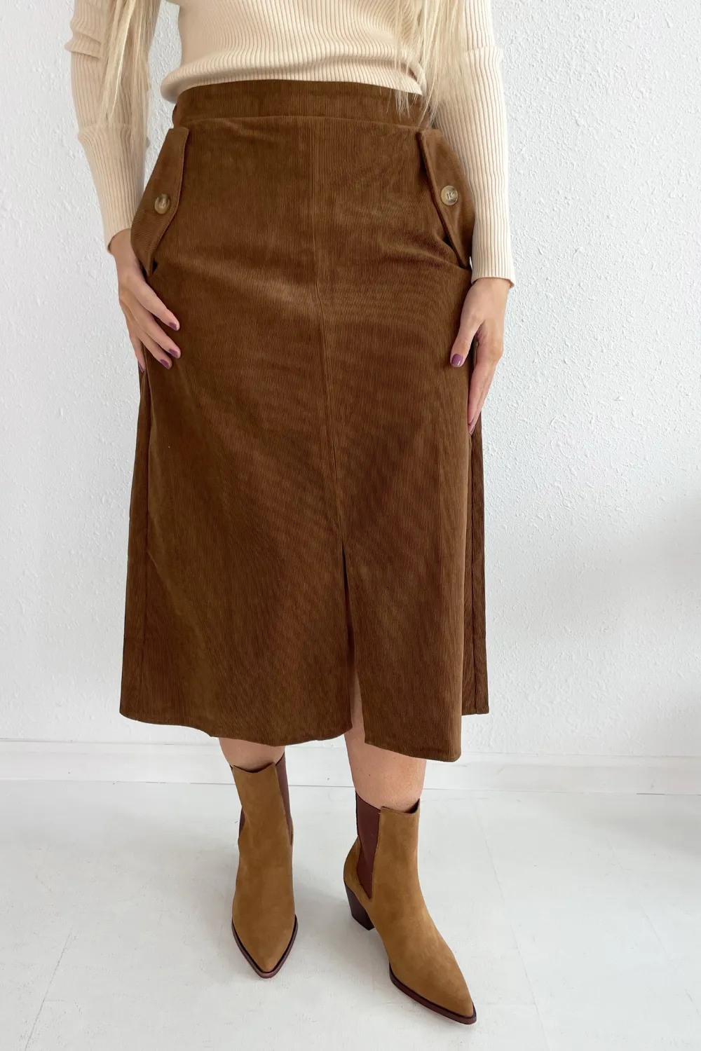 Corduroy Skirt