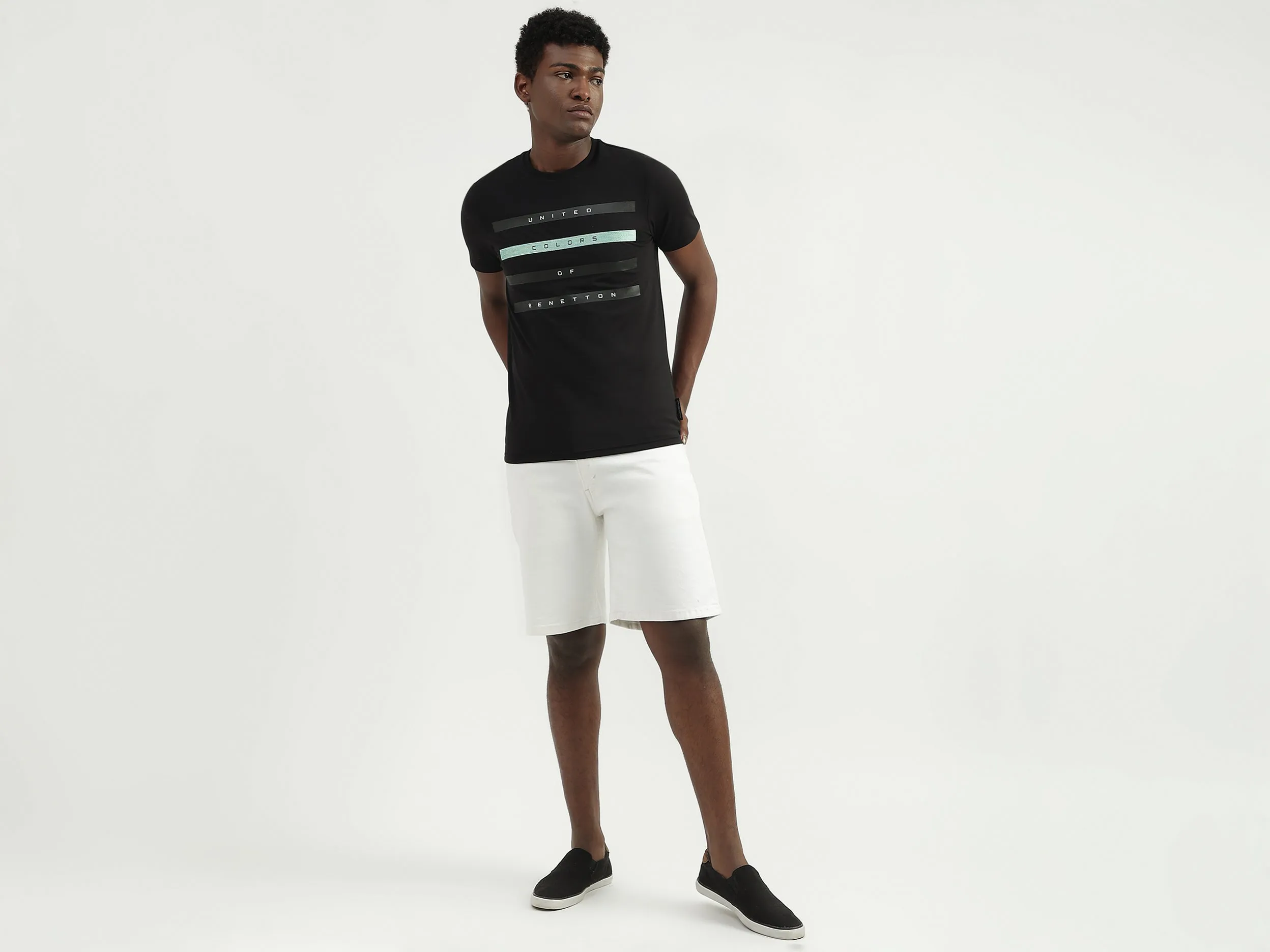 Cotton Printed Round Neck Mens T-shirts