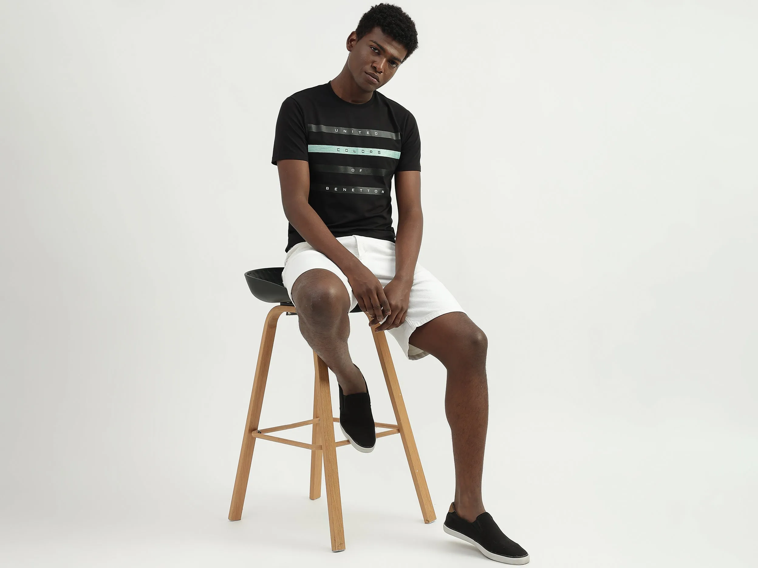 Cotton Printed Round Neck Mens T-shirts