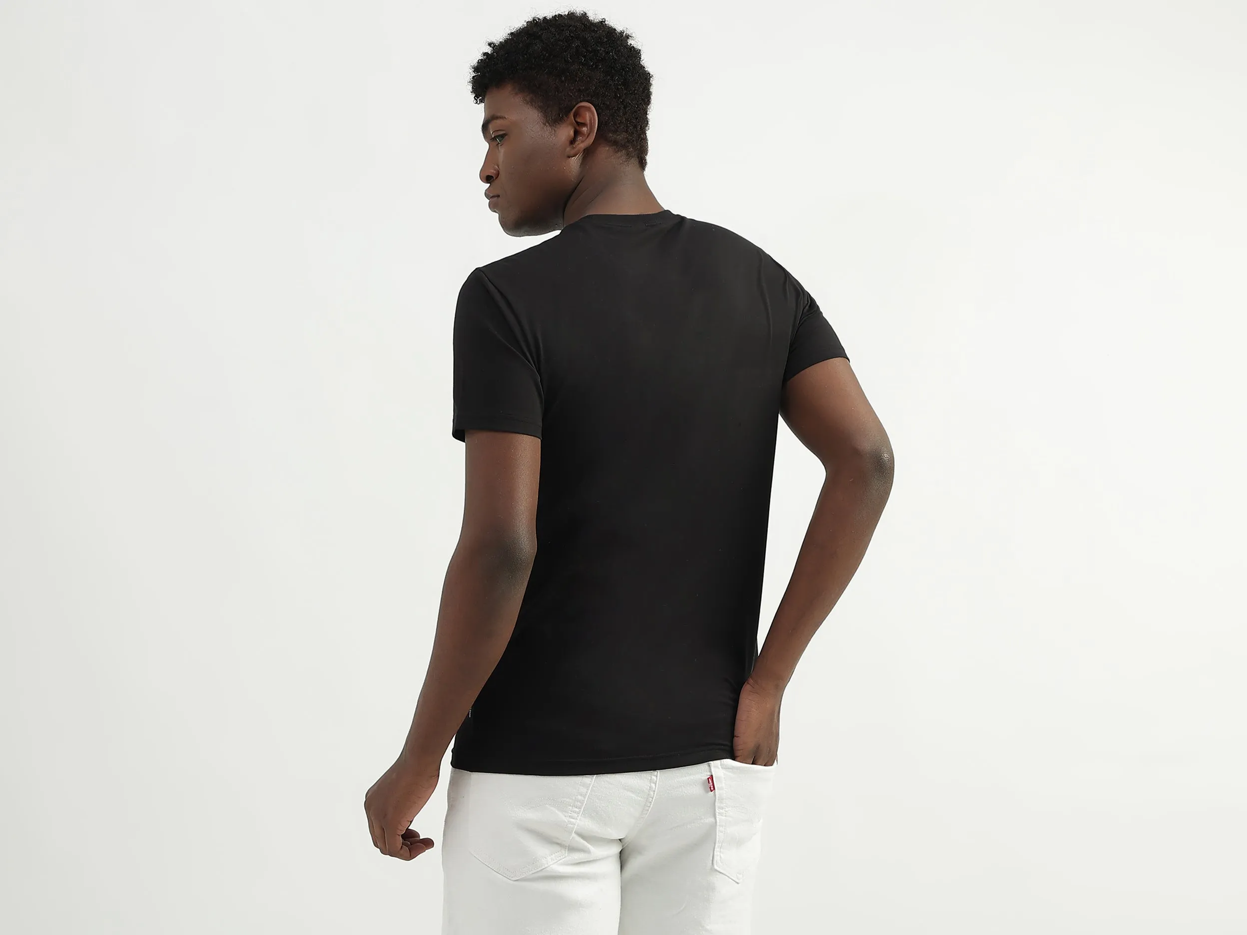 Cotton Printed Round Neck Mens T-shirts