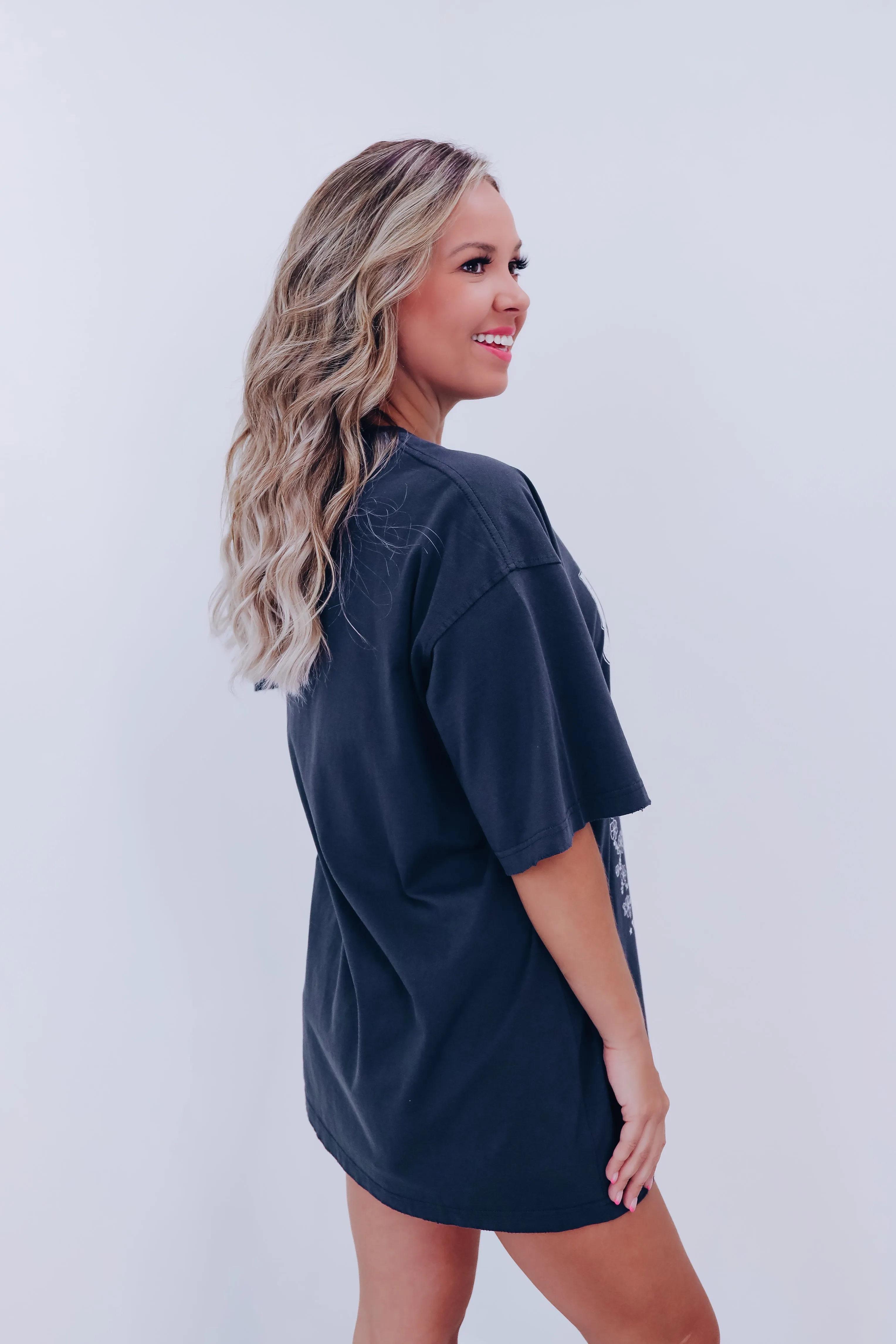 Cowgirl At Heart Graphic Tee - Black