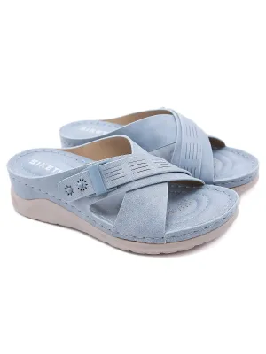 Cutout Crisscross Jolie Sandals - Siketu