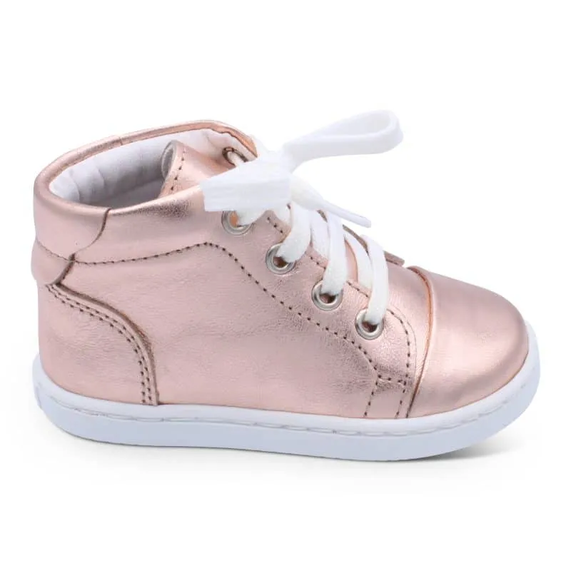 'Daniela' Girls Rose Gold High-Tops