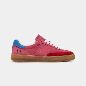 D.A.T.E Sporty Low Coloured Sneakers in Fuschia