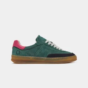 D.A.T.E Sporty Low Coloured Sneakers in Green
