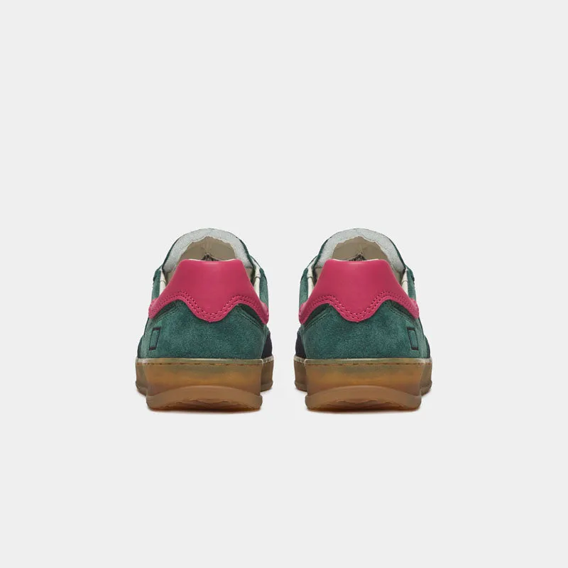 D.A.T.E Sporty Low Coloured Sneakers in Green