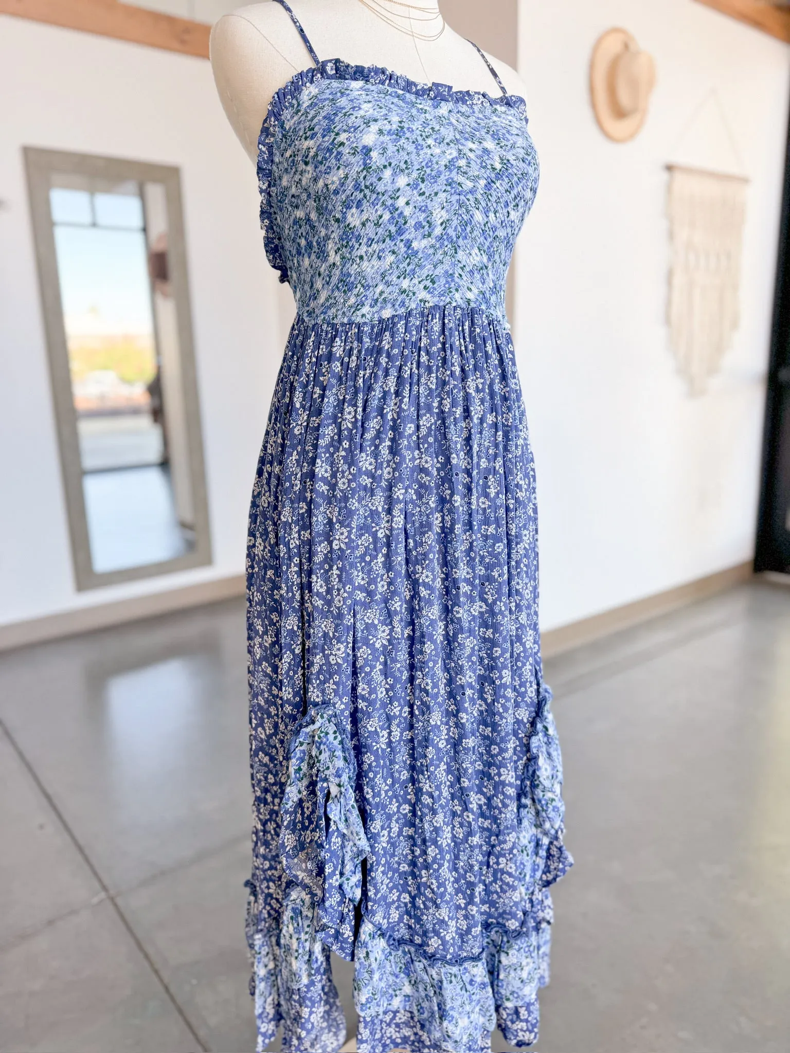 Deanna Dress - Blue