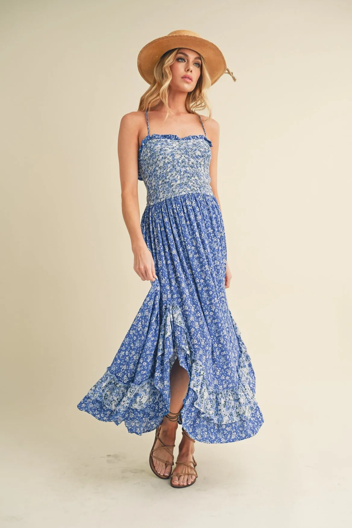 Deanna Dress - Blue