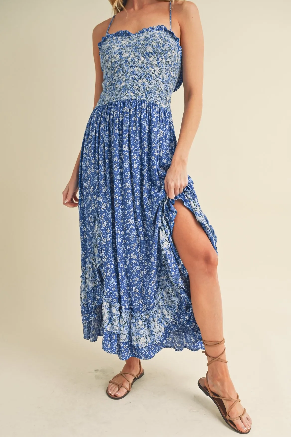 Deanna Dress - Blue