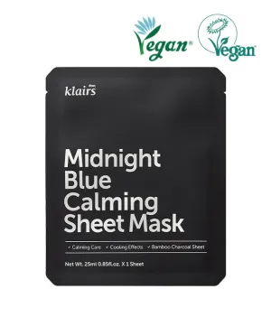 Dear, Klairs - Midnight Blue Calming Sheet Mask 1pc