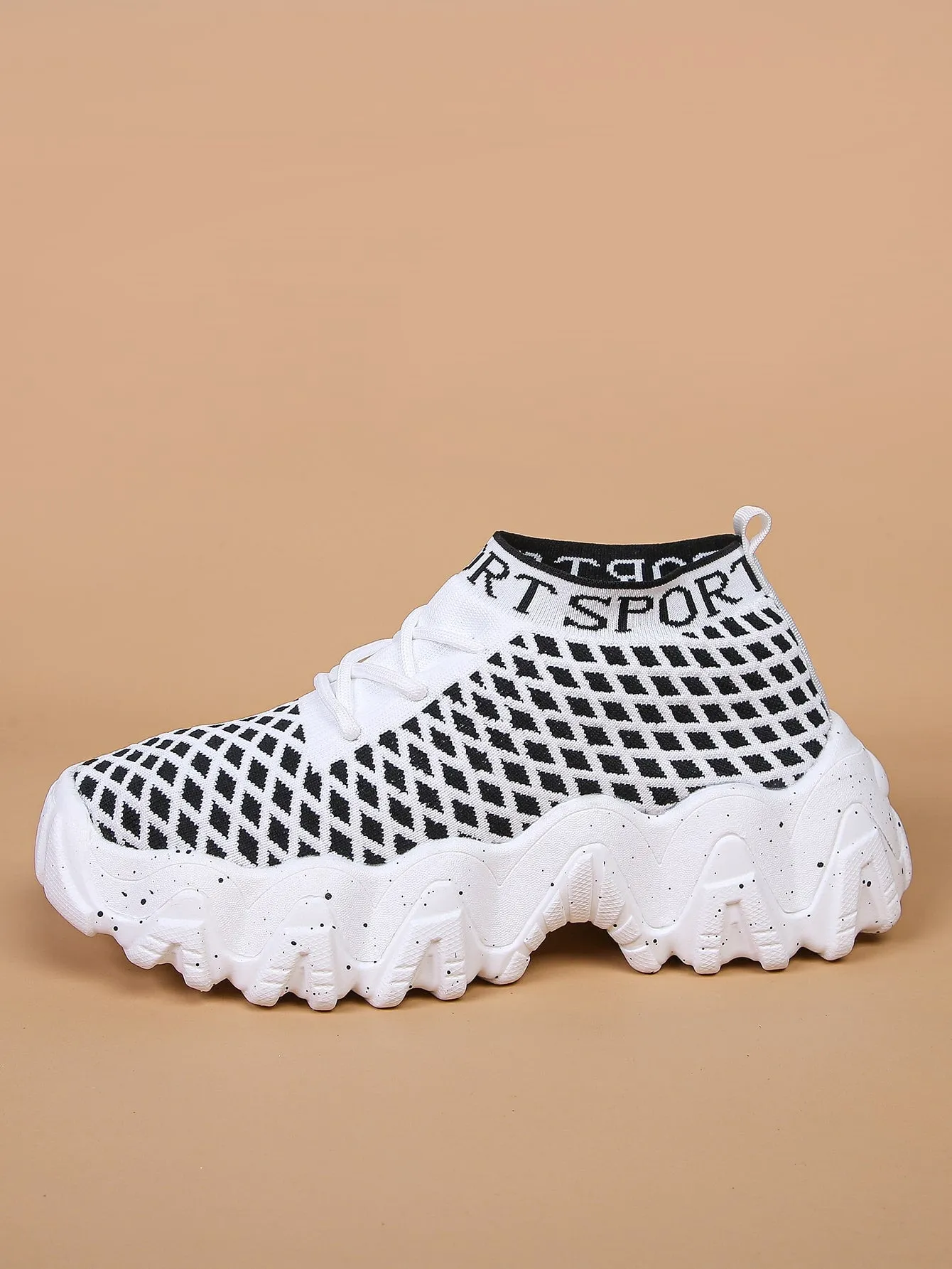 Decor Knit Chunky Sneakers