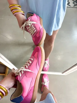 {Dolce Vita} Notice Pink Suede Sneaker