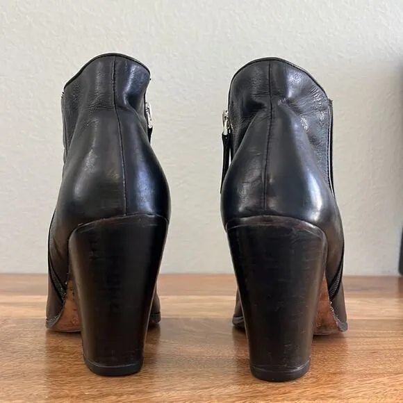 Dolce Vita Leather Zip Side Boots