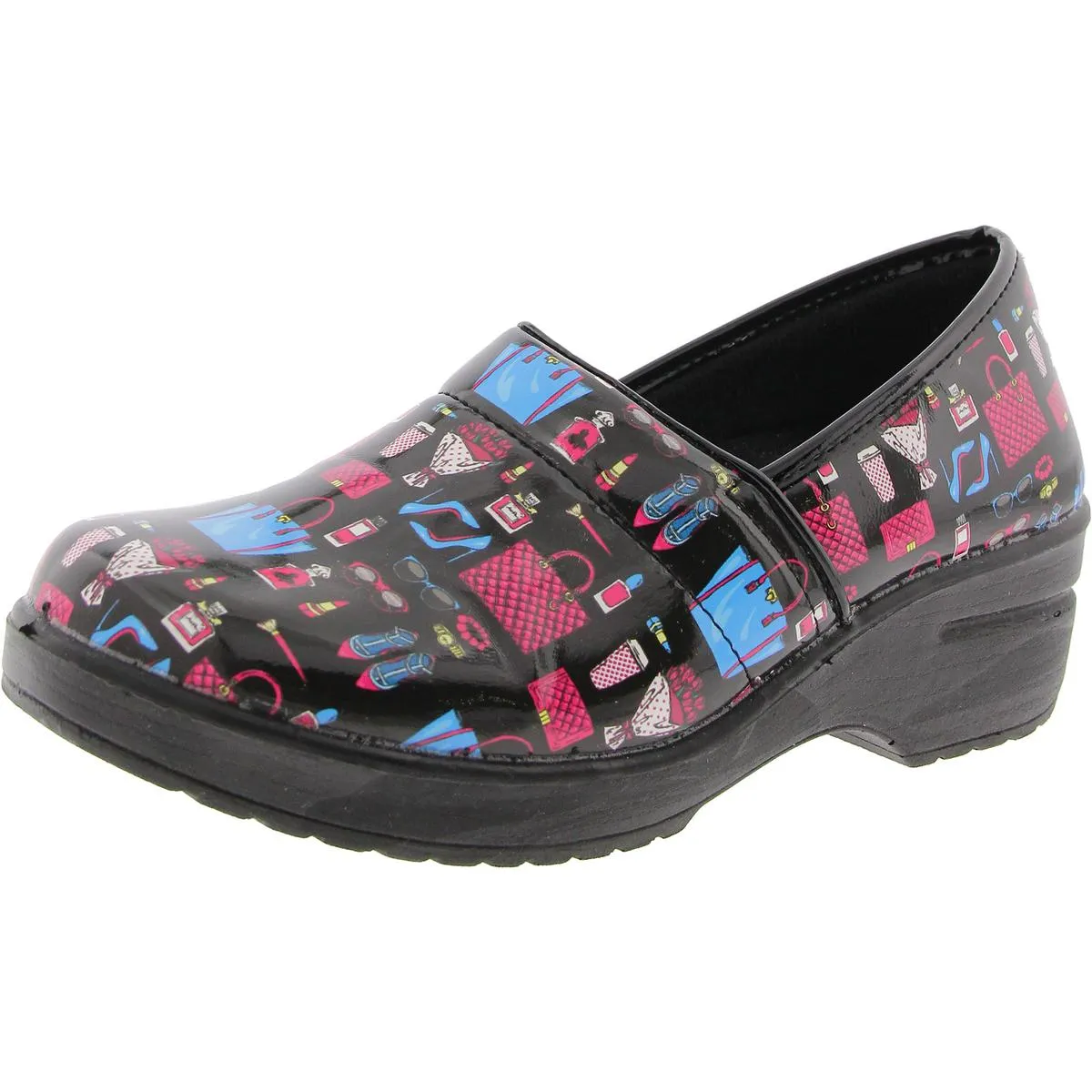 Easy Works by Easy Street Womens LYNDEE Slip Resistant  Clogs