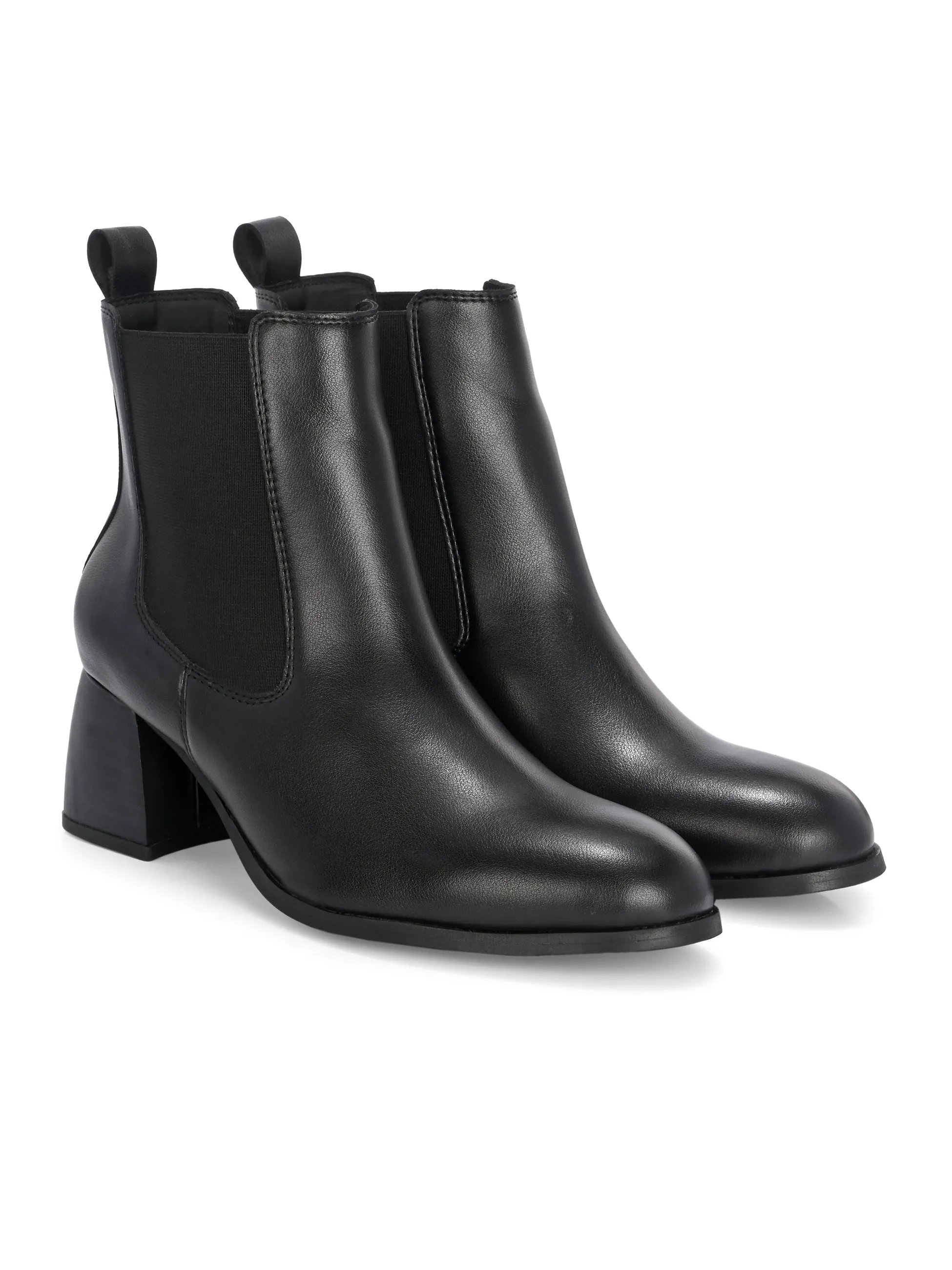 EL PASO Women Faux Leather Casual Slip On Boots